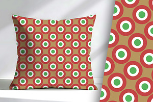 Christmas Dots Seamless Repeat, a Pattern Graphic by Sharon Schwalbe