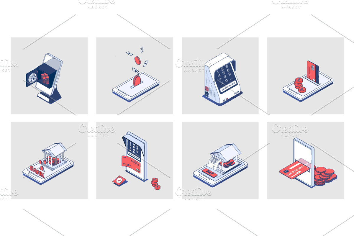 240 Isometric Icons, an Icon by alexdndz (Photo 22 of 31)