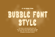 Chalk Bubble Font, a Handwritten Font by QR Design Studio (Thumbnail 2 of 7)