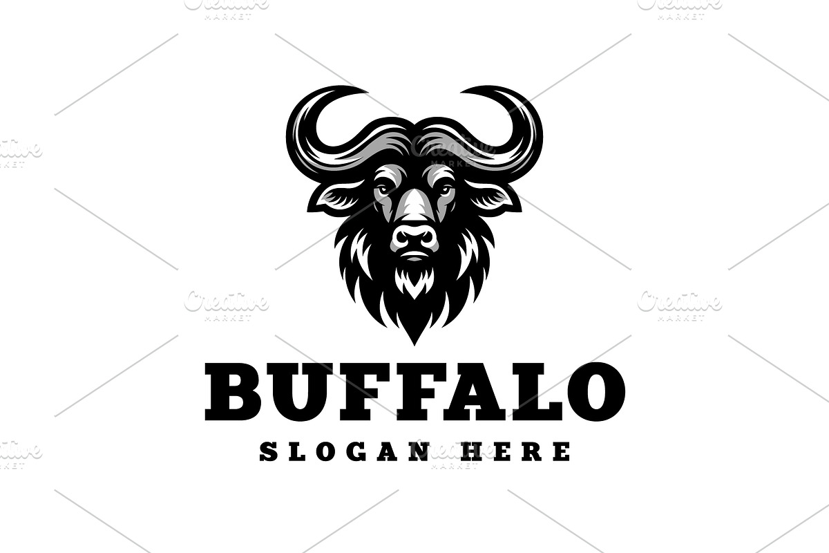 Buffalo Head Logo, a Branding & Logo Template by Pixes (Photo 2 of 3)