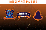Panther Esports Gaming Mascot Logo, a Branding & Logo Template by FarhanYousaf (Thumbnail 3 of 5)