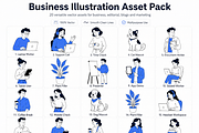Business Illustration Asset Pack, an Object Graphic by Nerokanji_Designs (Thumbnail 2 of 4)