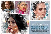 Watercolor Artistic Photo Templates, an Action Add-On by Photoshop Action (Thumbnail 1 of 13)