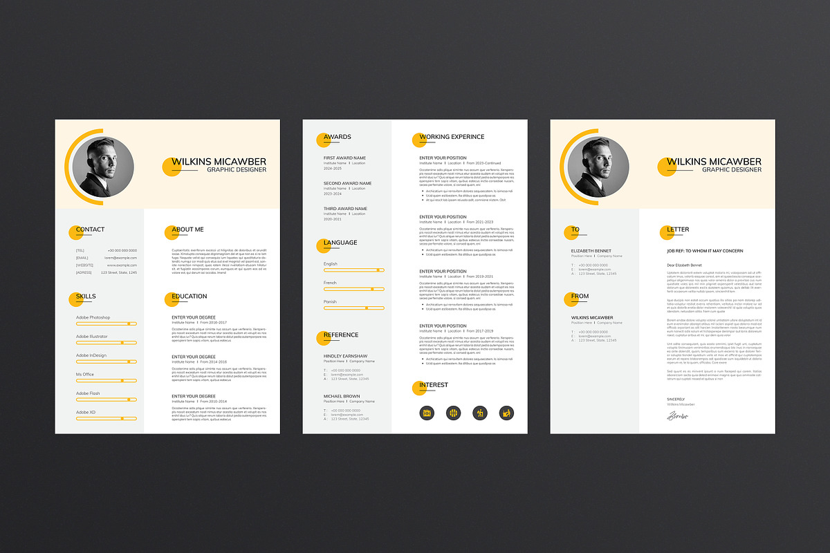 Modern Resume Template CV, a Resume Template by Studio Temply (Photo 2 of 6)
