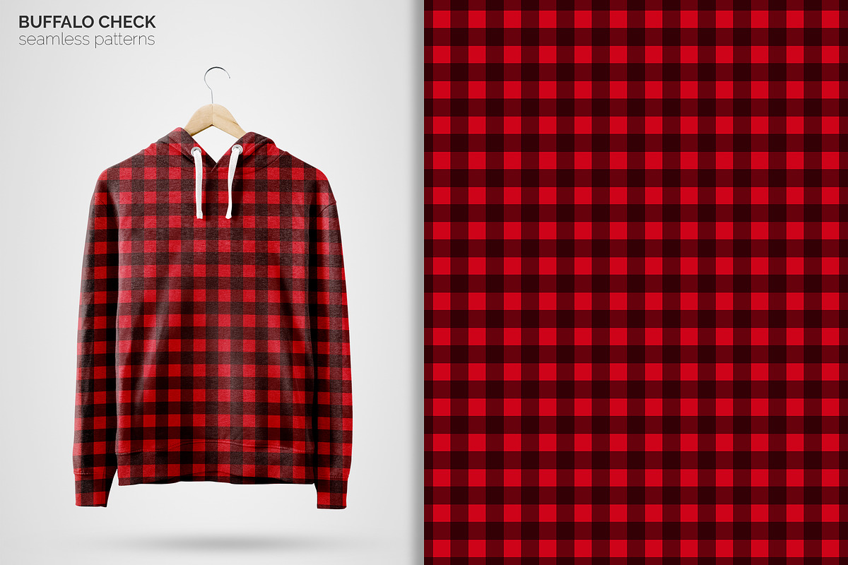 Buffalo Check Seamless Patterns, a Pattern Graphic by 3Y_Design (Photo 4 of 6)