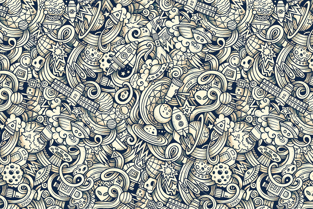 Space Graphics Patterns, a Pattern Graphic by BALABOLKA (Photo 5 of 6)