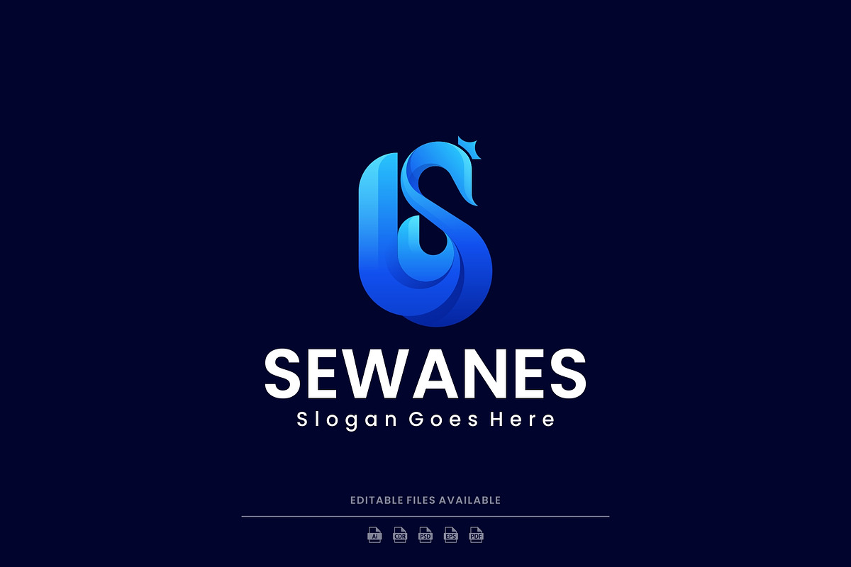 Gradient Modern Swan Logo Design, a Branding & Logo Template by Artnivora.Std (Photo 1 of 2)
