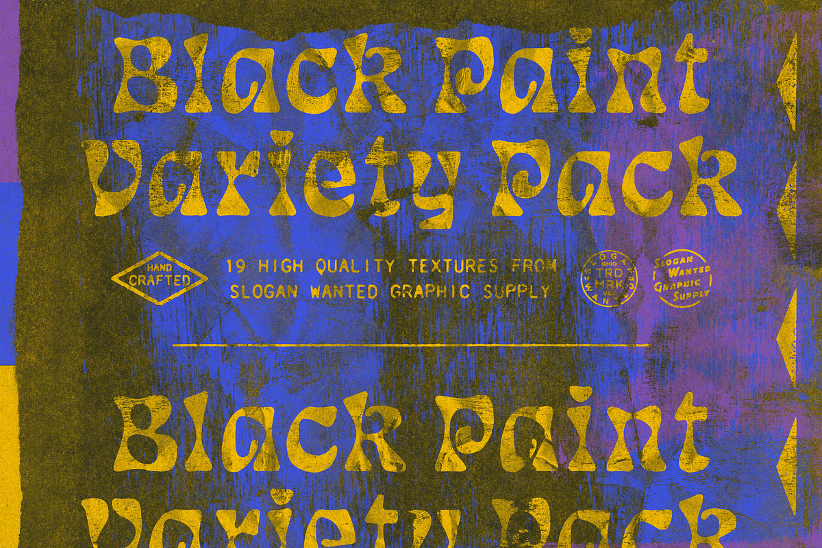 Black Paint Texture Pack, a Texture Graphic by Slogan Wanted (Photo 1 of 5)