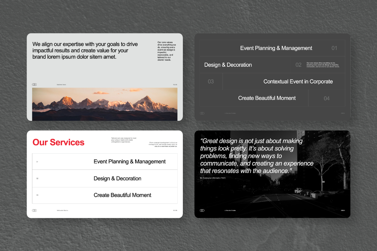Unifounder Portfolio Keynote, a Presentation Template by Unich Design Bureau (Photo 2 of 7)
