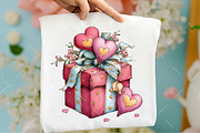 Whimsical Valentine's Day Clipart, an Illustration by OK Design (Thumbnail 5 of 6)
