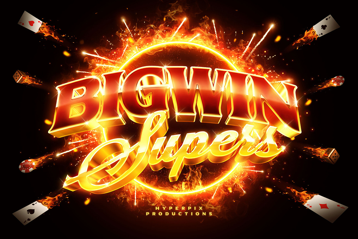 Casino Game Text Effects (12 PSDs), a Layer Style Add-On by Hyperpix Productions (Photo 6 of 19)