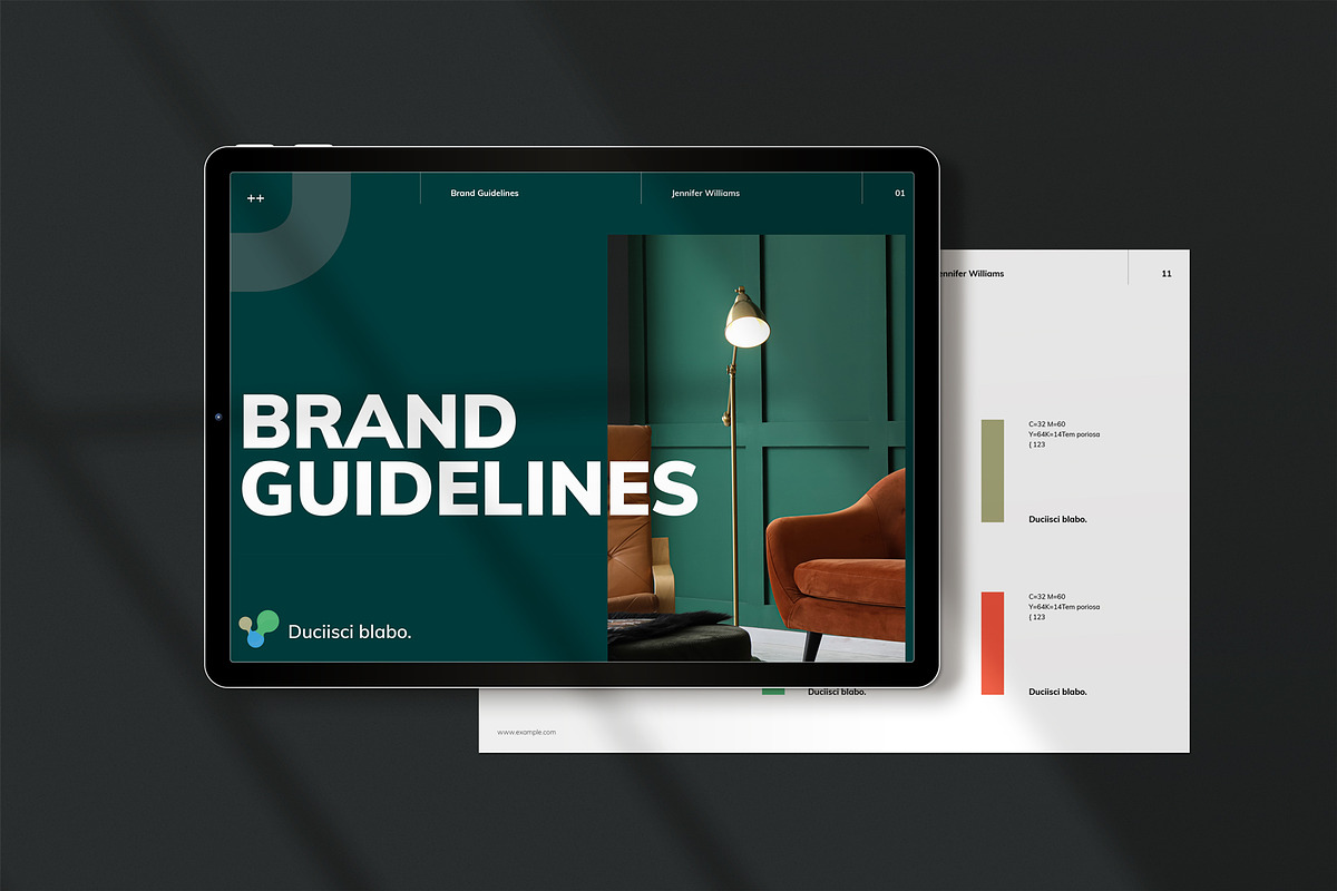 Brand Guideline Layout, a Brochure Template by metastudio38 (Photo 6 of 7)