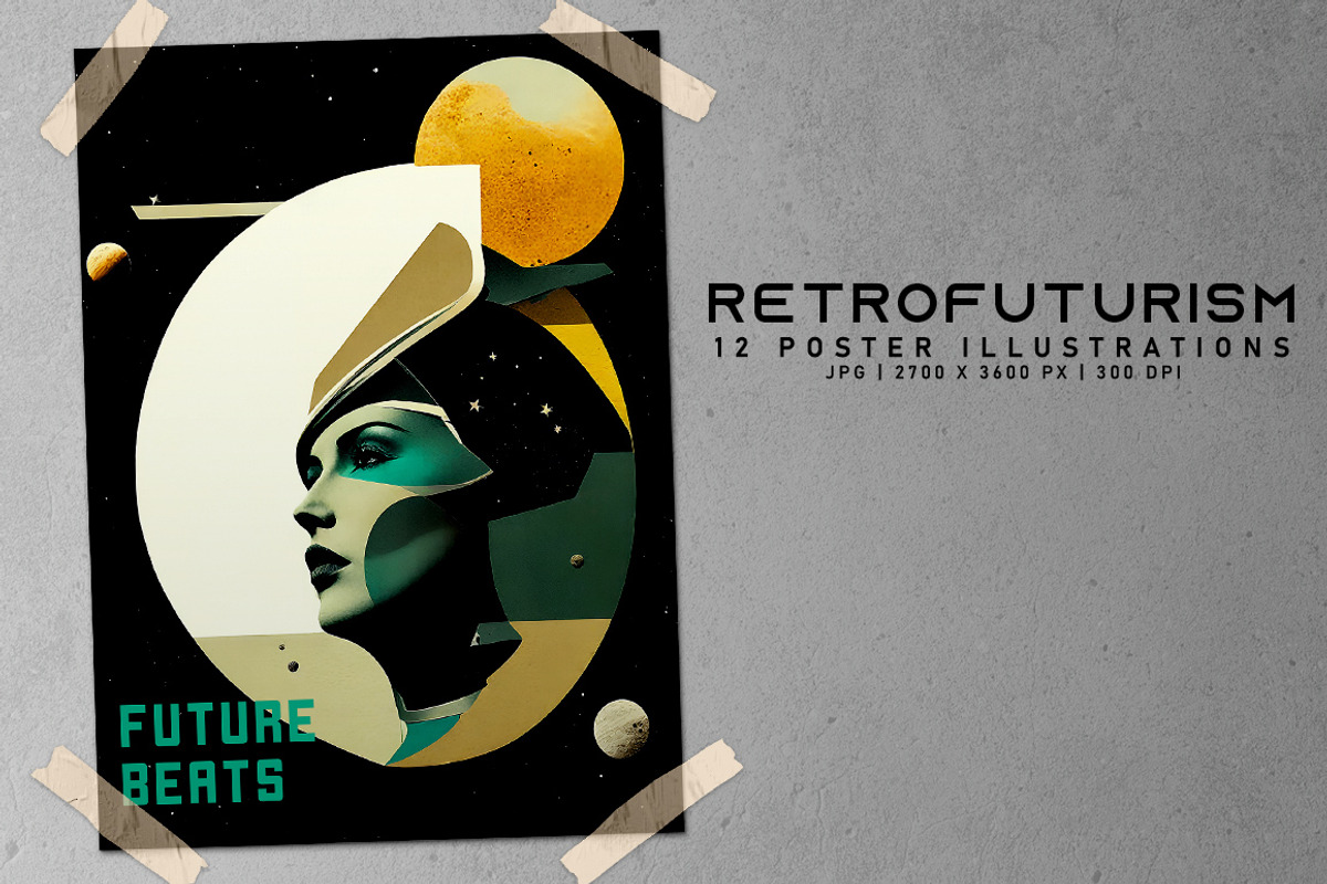 Retrofuturism, a Decorative Illustration by Digital Art Creations (Photo 7 of 7)