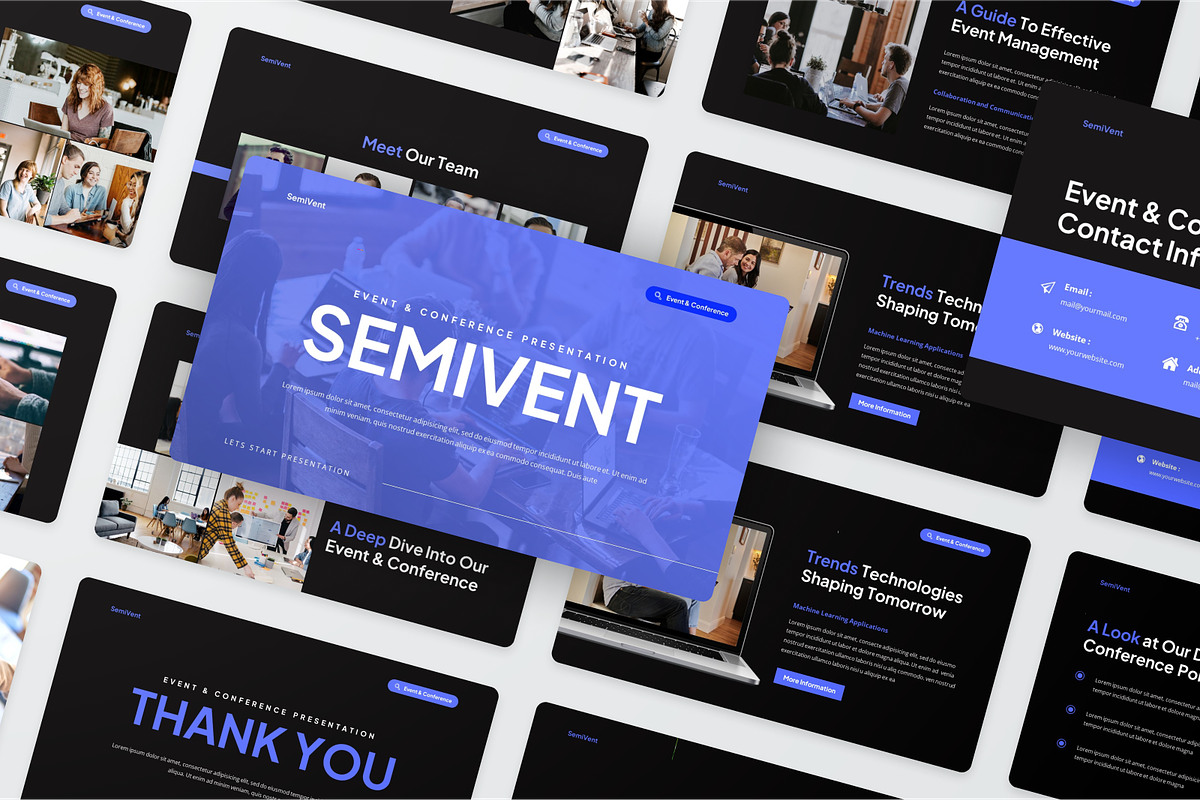 Event & Conference PowerPoint, a Presentation Template by SquidPixey (Photo 6 of 6)