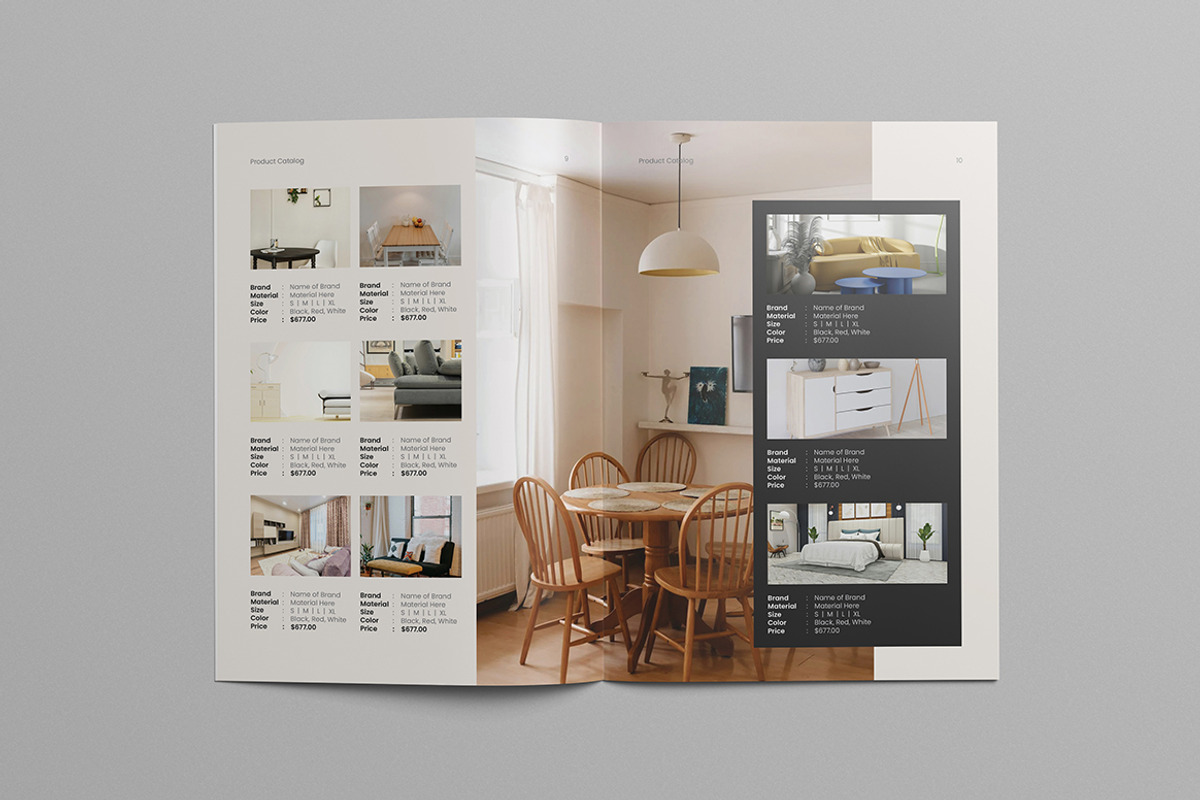 Product Catalog Layout | InDesign, a Brochure Template by HiveArts (Photo 5 of 9)