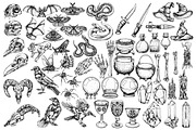 Witchcraft & Occult Vector, an Object Illustration by Elena Mykhailenko (Thumbnail 3 of 7)