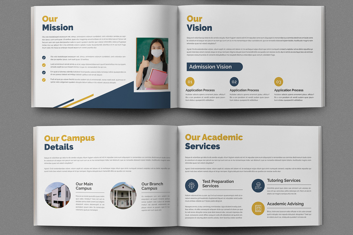 School Brochure Design Template