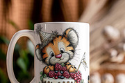 Tiger Birthday Party Safari Cliparts, a Graphic by one-touch (Thumbnail 4 of 17)