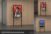 Vertical Indoor Ads Standee Mockup, an Advertising Mockup by Permadi Creative (Thumbnail 1 of 5)