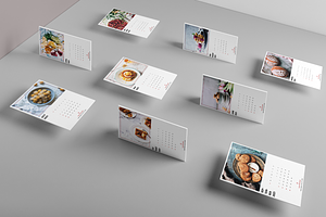 Food Wall Calendar Template 2021