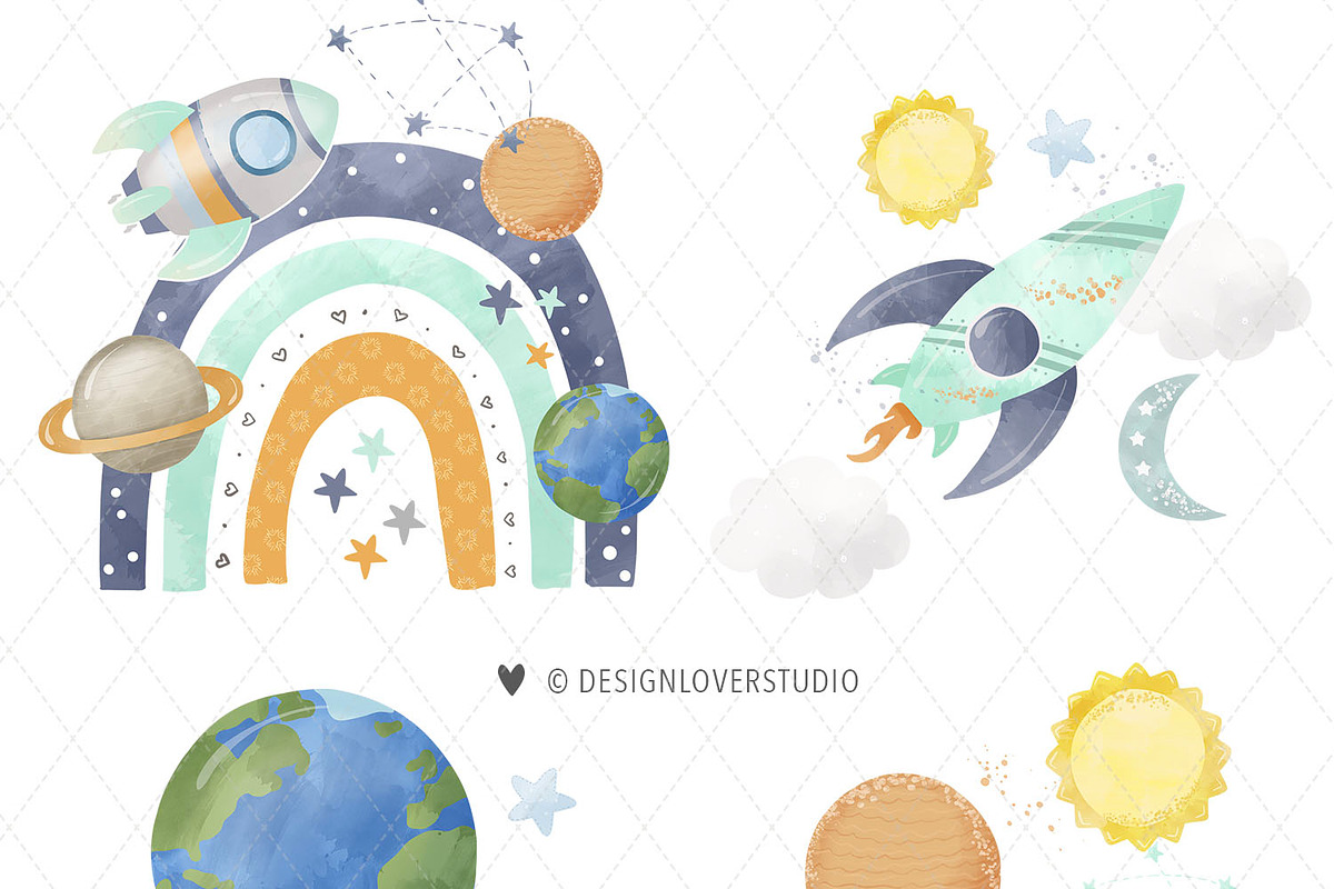 Space design, an Illustration by designloverstudio (Photo 3 of 3)