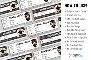 Graduation Boarding Pass Template, a Card Template by Snapybiz (Thumbnail 8 of 9)