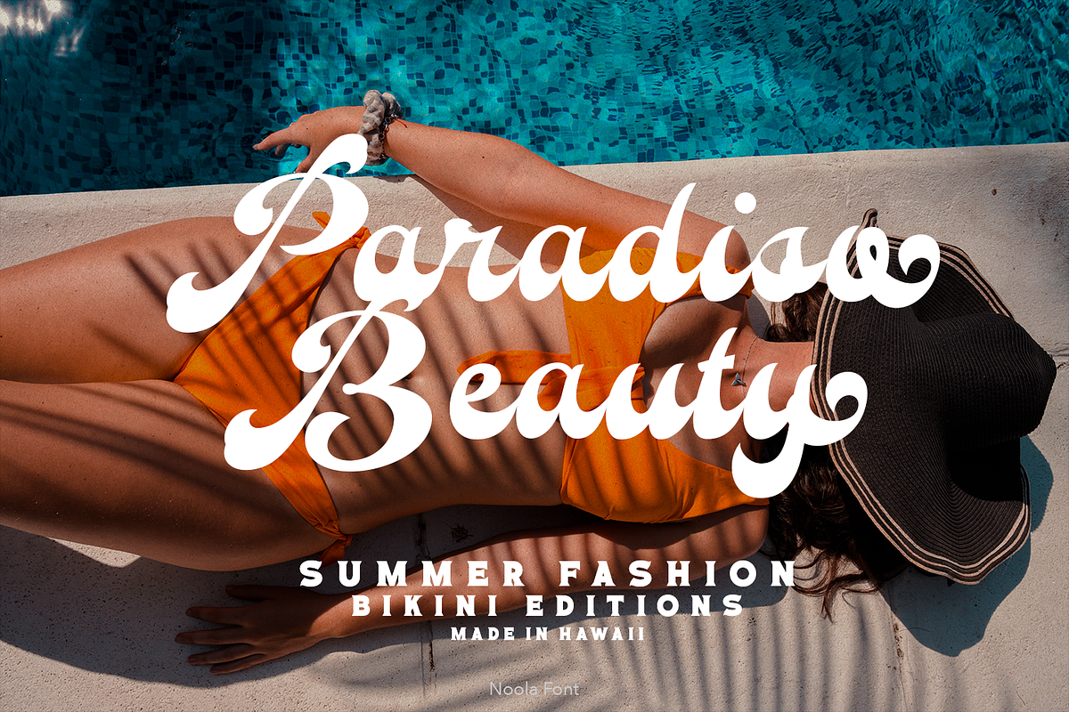 Noola Retro Font, a Script Font by TypeClassHeroes (Photo 3 of 15)