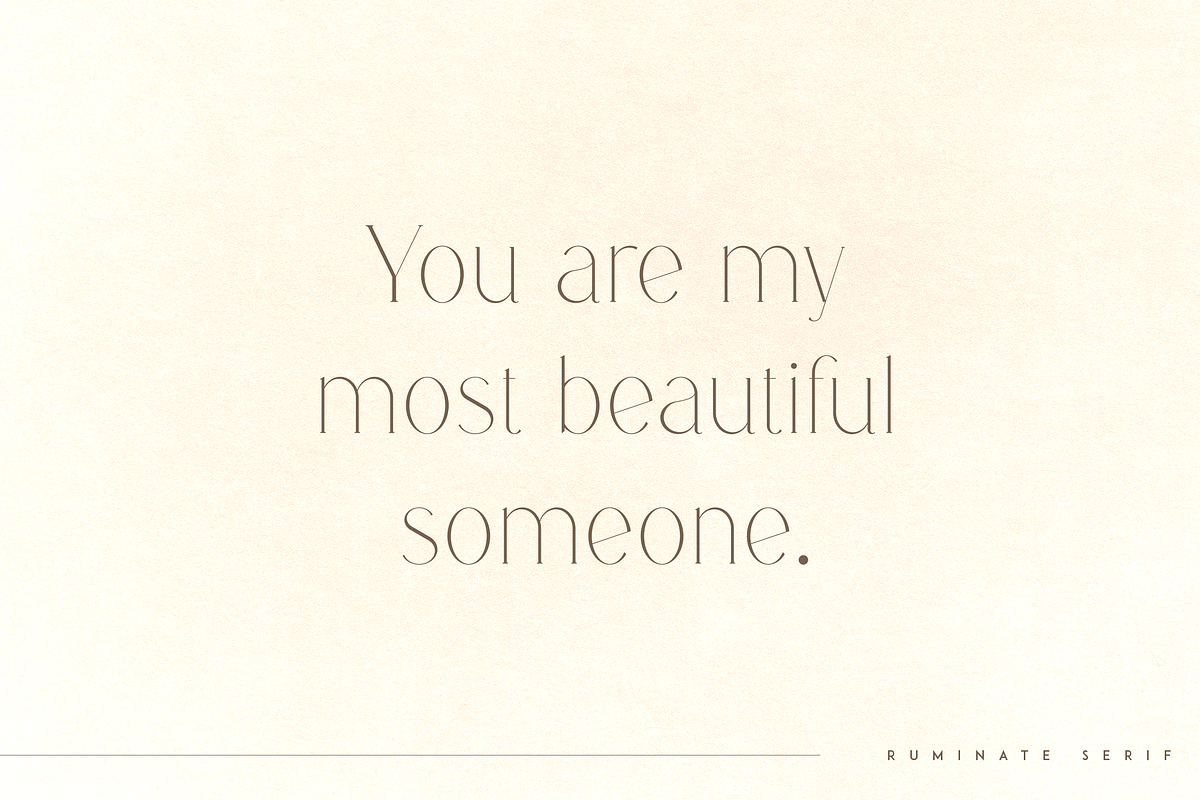 Ruminate - Serif Typeface, a Serif Font by Only Fonts (Photo 8 of 11)