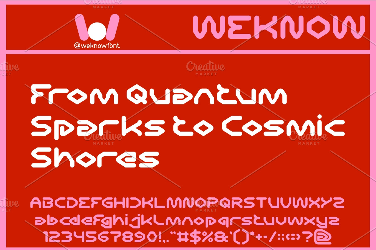 Scifi Universe font, a Font by weknow (Photo 2 of 8)