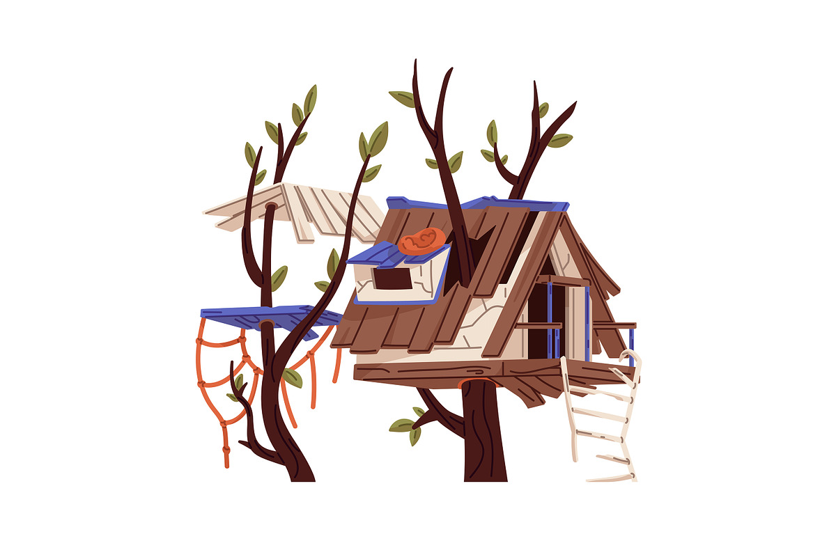 Destroyed city buildings, houses set, an Object Illustration by PaperTrident (Photo 3 of 13)