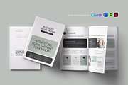 Modern White Paper Template, a Brochure Template by Designsoul14 (Thumbnail 1 of 17)
