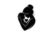 50 Mother and Baby Love Silhouette S, an Illustration by Designs_River (Thumbnail 40 of 51)