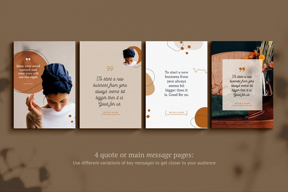 eBook / CANVA, INDD / Kayla, a Magazine Template by Mirazz (Photo 8 of 17)