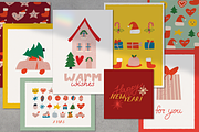 Retro Christmas and New Year, a Texture Illustration by Felizabeth Design (Thumbnail 3 of 13)