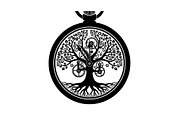 Steampunk Tree of Life Symbol Bundle, an Illustration by yasushie (Thumbnail 26 of 31)