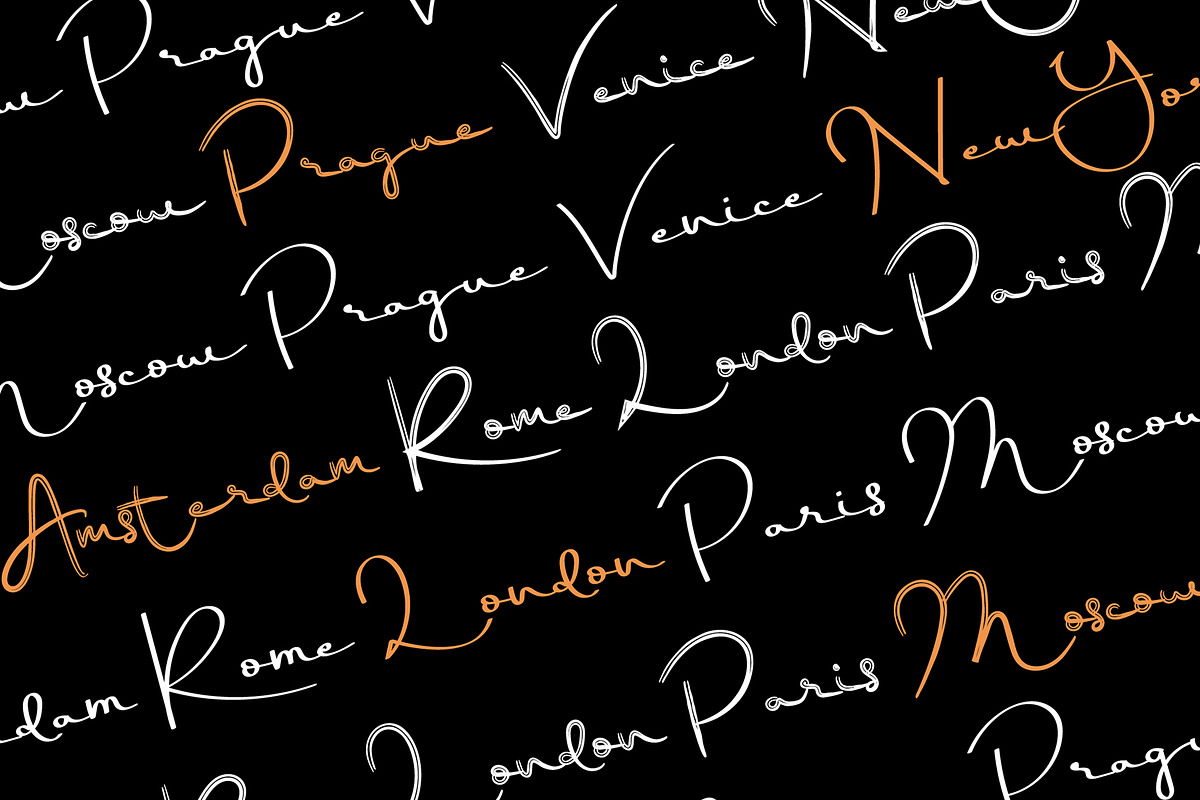 OrangePumpkin - Script Font Duo, a Script Font by erlosDESIGN (Photo 2 of 11)