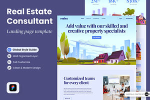 Real Estate Consultant Landing Page