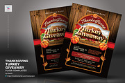 Thanksgiving Turkey Giveaway Flyers, a Flyer Template by kinzi21 (Thumbnail 3 of 4)