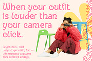 CS Rowdy – Experimental Font, a Sans Serif Font by Craft Supply Co. (Thumbnail 7 of 8)