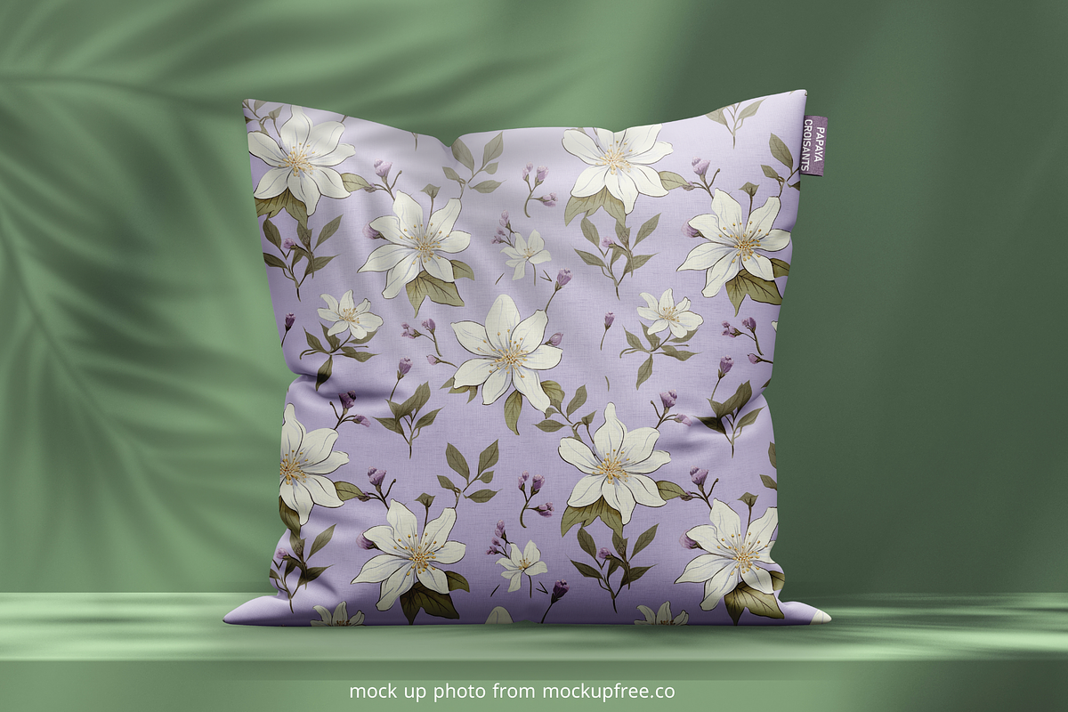 Jasmine inthe garden SeamlessPattern, a Pattern Graphic by STUDIO CHOTI (Photo 4 of 7)