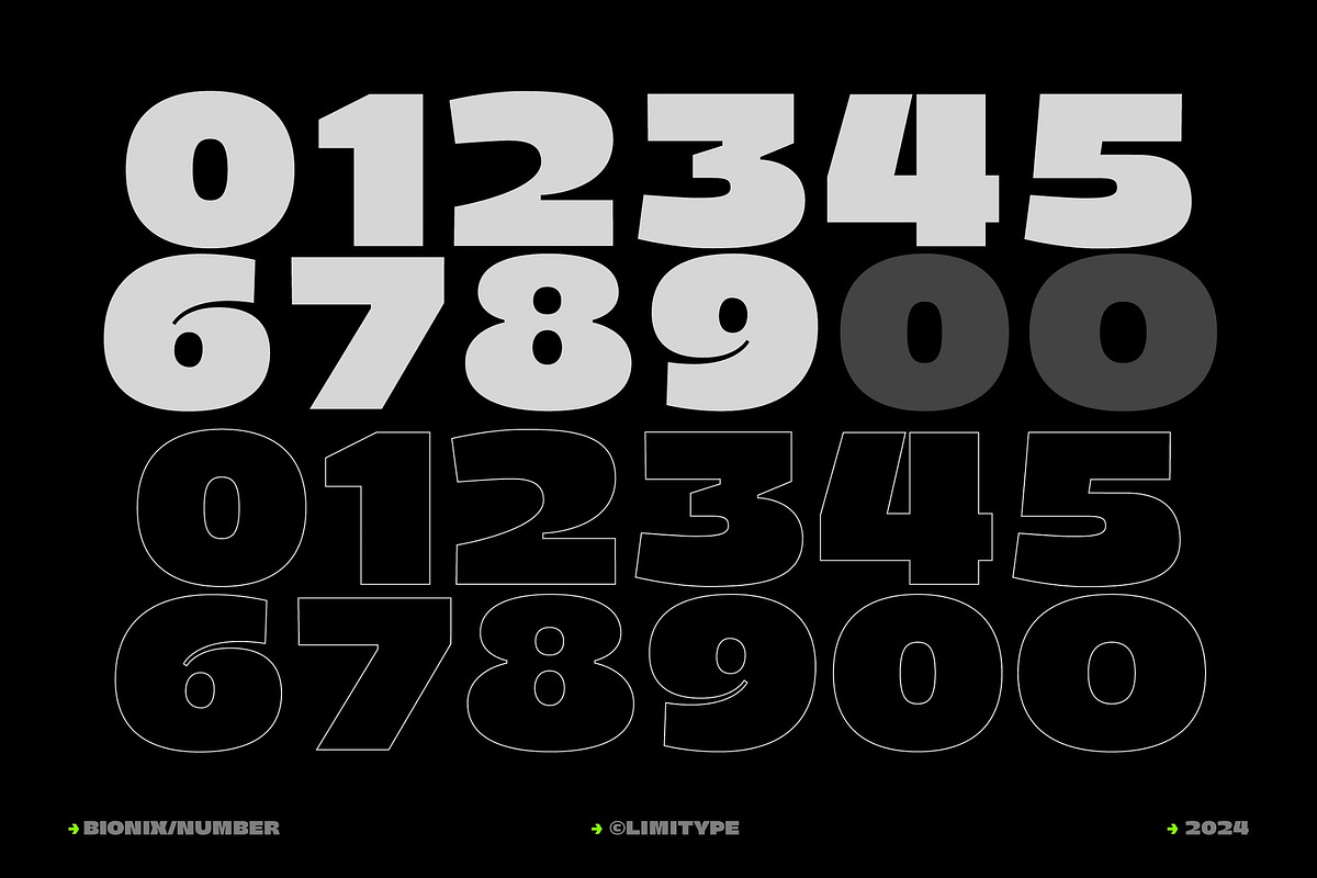 Bionix - Futuristic Bold Font, a Sans Serif Font by limitype (Photo 11 of 13)
