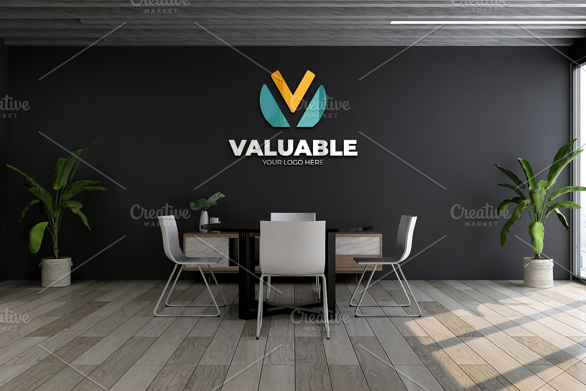 Modern Office Logo Mockup - PSD, a Product Mockup by Ayy (Photo 3 of 16)