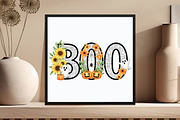 Floral Halloween Boo, an Illustration by DreamCafeArt (Thumbnail 6 of 6)