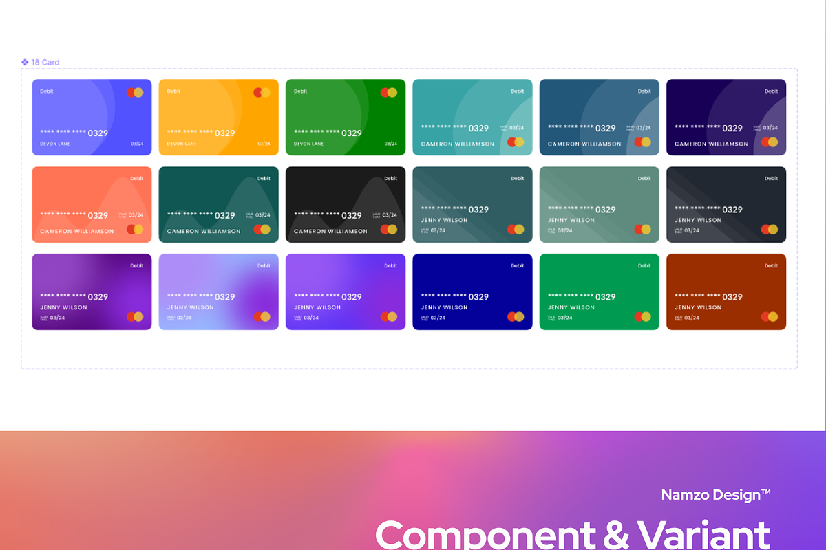 Cartoo - Figma Card Designs Pack, a Card Template by Indisains (Photo 5 of 8)