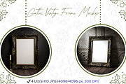 8x10 Gothic Vintage Frame Mockup, a Mockup by StormDigitalArt (Thumbnail 1 of 2)