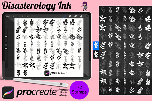 Leaf Set 2 Procreate Brush Stamps