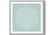 Round Vector Snowflake With Abstract, an Object Graphic by FineArtStudio (Thumbnail 3 of 3)