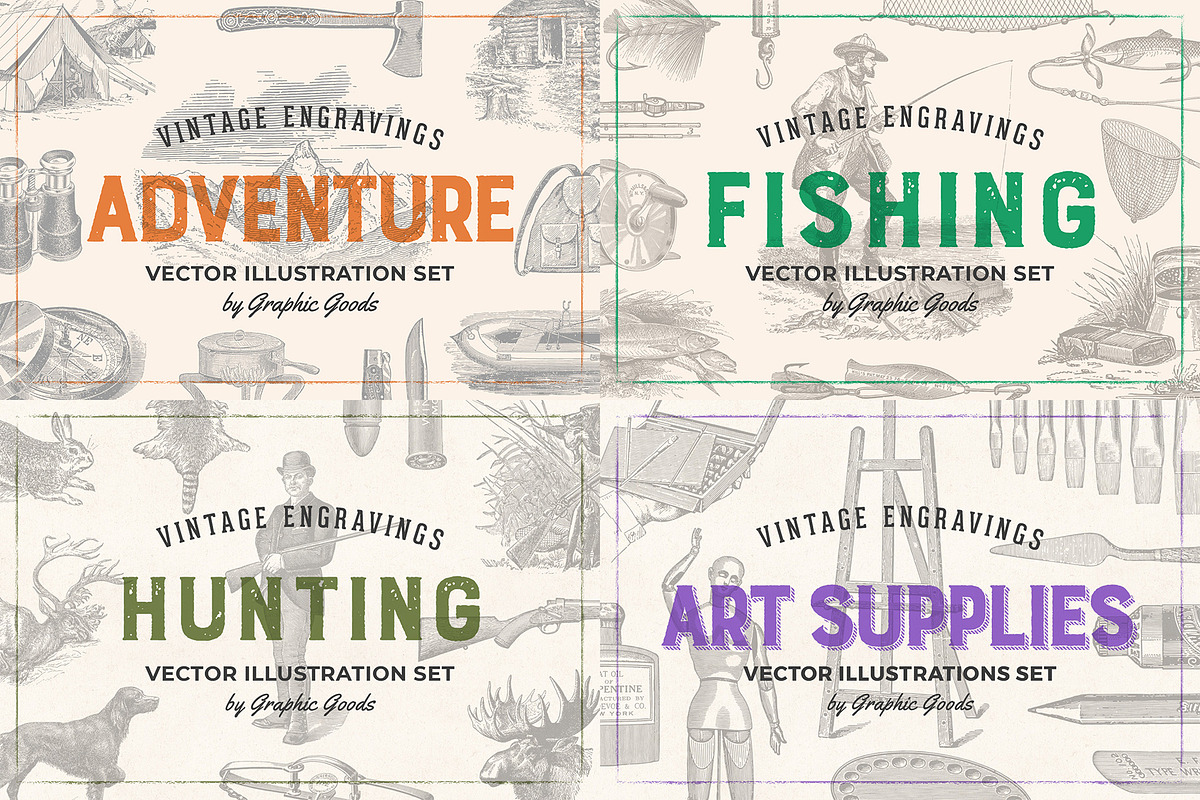 Vintage Illustration Bundle 80% OFF, an Object Graphic by Graphic Goods (Photo 5 of 10)
