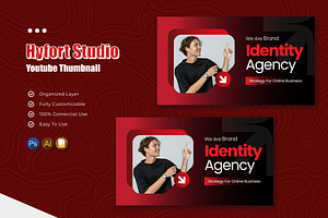 Hyfort Studio - Youtube Thumbnail, a Social Media Template by Esensifiksi.studio