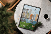 New York Print Creator, Scene, a Person Illustration by AlineArtStore (Thumbnail 5 of 15)